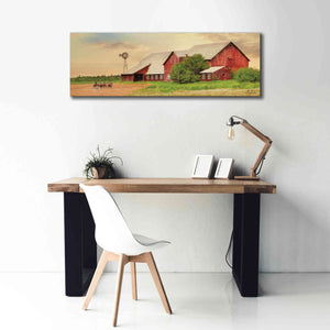 'Brownsville Farm' by Lori Deiter, Canvas Wall Art,60 x 20