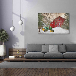 'Winter at the Barn' by Lori Deiter, Canvas Wall Art,60 x 40