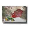 'Winter at the Barn' by Lori Deiter, Canvas Wall Art