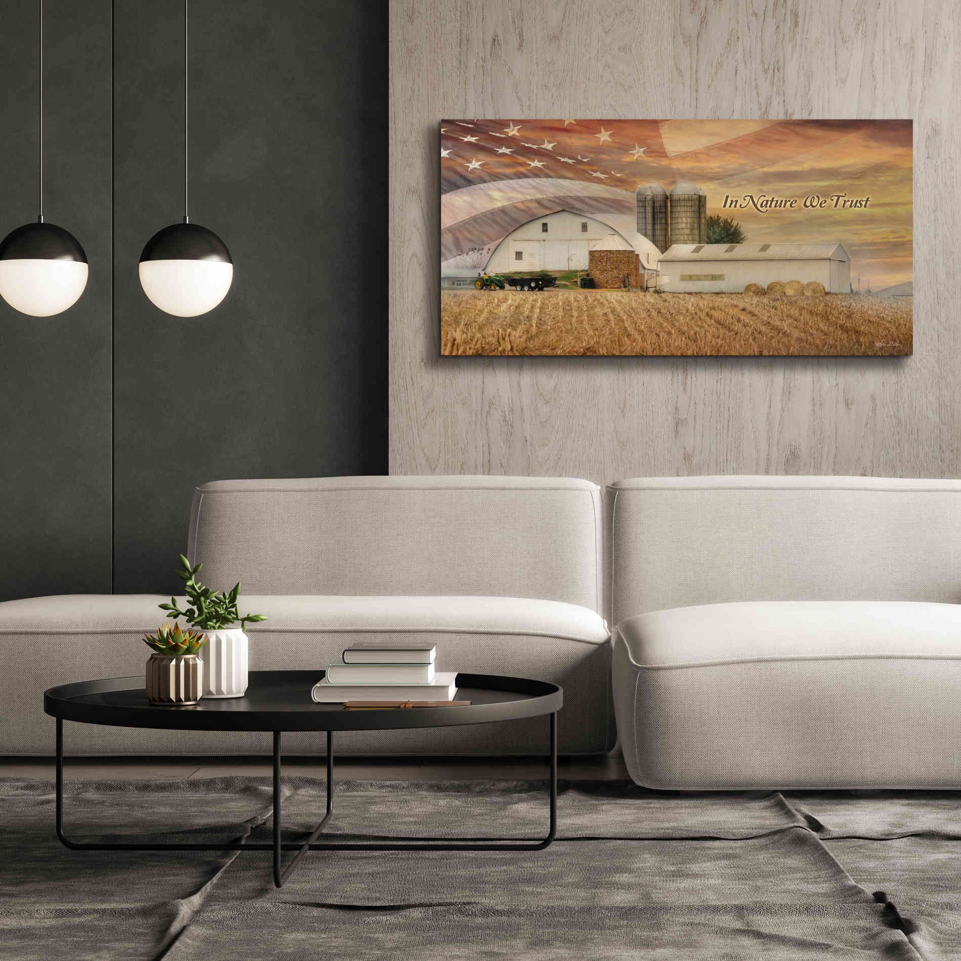 'In Nature We Trust' by Lori Deiter, Canvas Wall Art,60 x 30