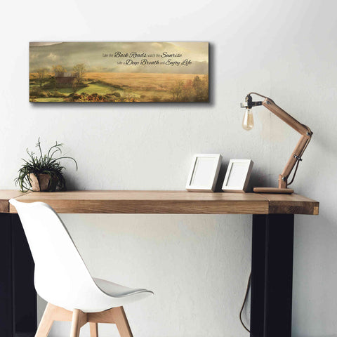 Image of 'Enjoy Life' by Lori Deiter, Canvas Wall Art,36 x 12
