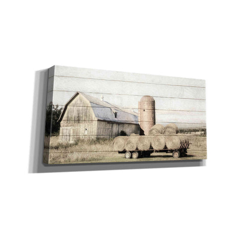 Image of 'Wagon of Hay' by Lori Deiter, Canvas Wall Art