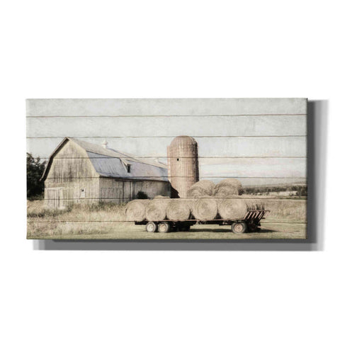 Image of 'Wagon of Hay' by Lori Deiter, Canvas Wall Art