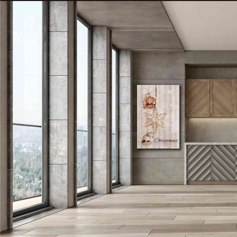 Image of 'Gold Sparkle Merry Christmas' by Lori Deiter, Canvas Wall Art,40 x 60