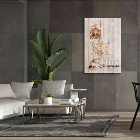 Image of 'Gold Sparkle Merry Christmas' by Lori Deiter, Canvas Wall Art,40 x 60