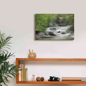 'Glade Creek Grist Mill' by Lori Deiter, Canvas Wall Art,18 x 12