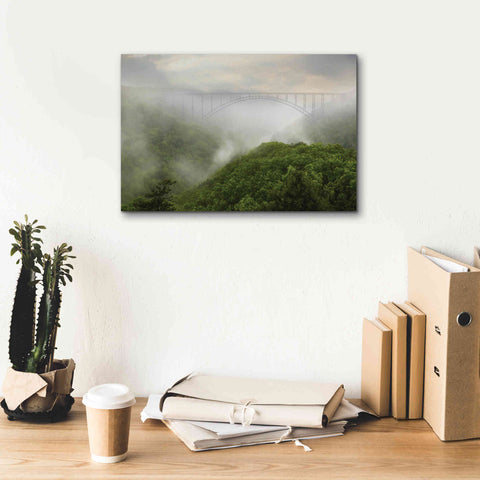 Image of 'New River Gorge Bridge' by Lori Deiter, Canvas Wall Art,18 x 12