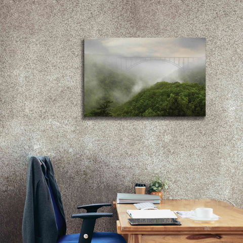 Image of 'New River Gorge Bridge' by Lori Deiter, Canvas Wall Art,40 x 26