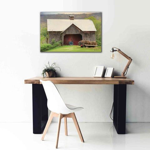 Image of 'Old Hay' by Lori Deiter, Canvas Wall Art,40 x 26