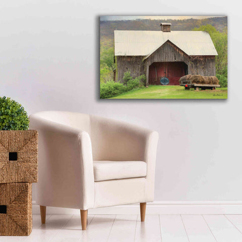 Image of 'Old Hay' by Lori Deiter, Canvas Wall Art,40 x 26