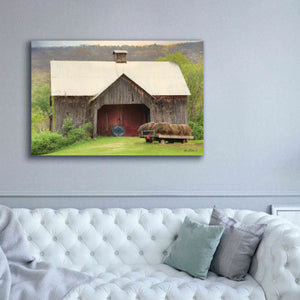 'Old Hay' by Lori Deiter, Canvas Wall Art,60 x 40
