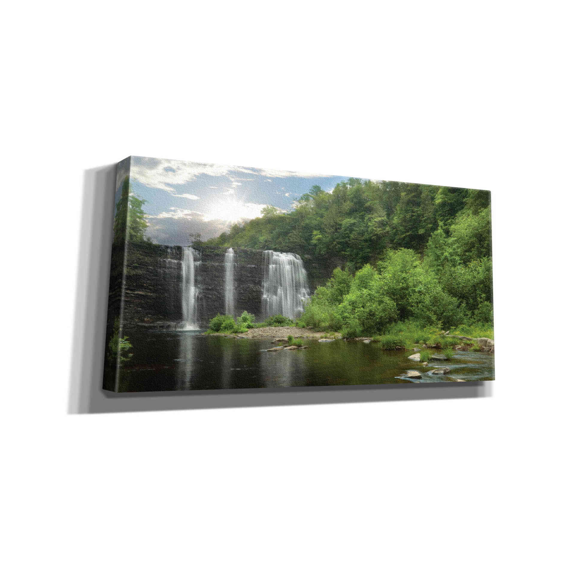 'Salmon River Falls' by Lori Deiter, Canvas Wall Art