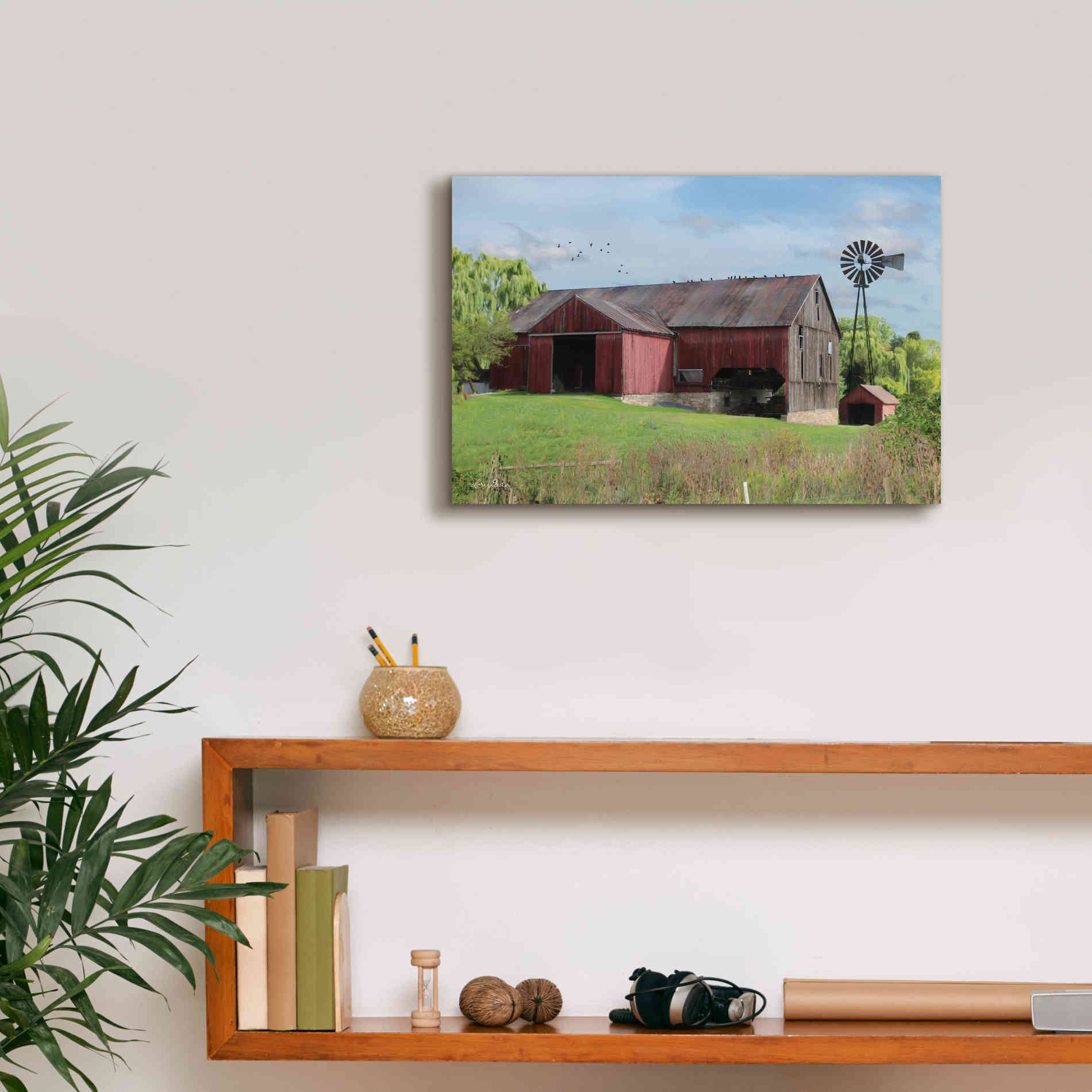 'Summer in Pennsylvania' by Lori Deiter, Canvas Wall Art,18 x 12