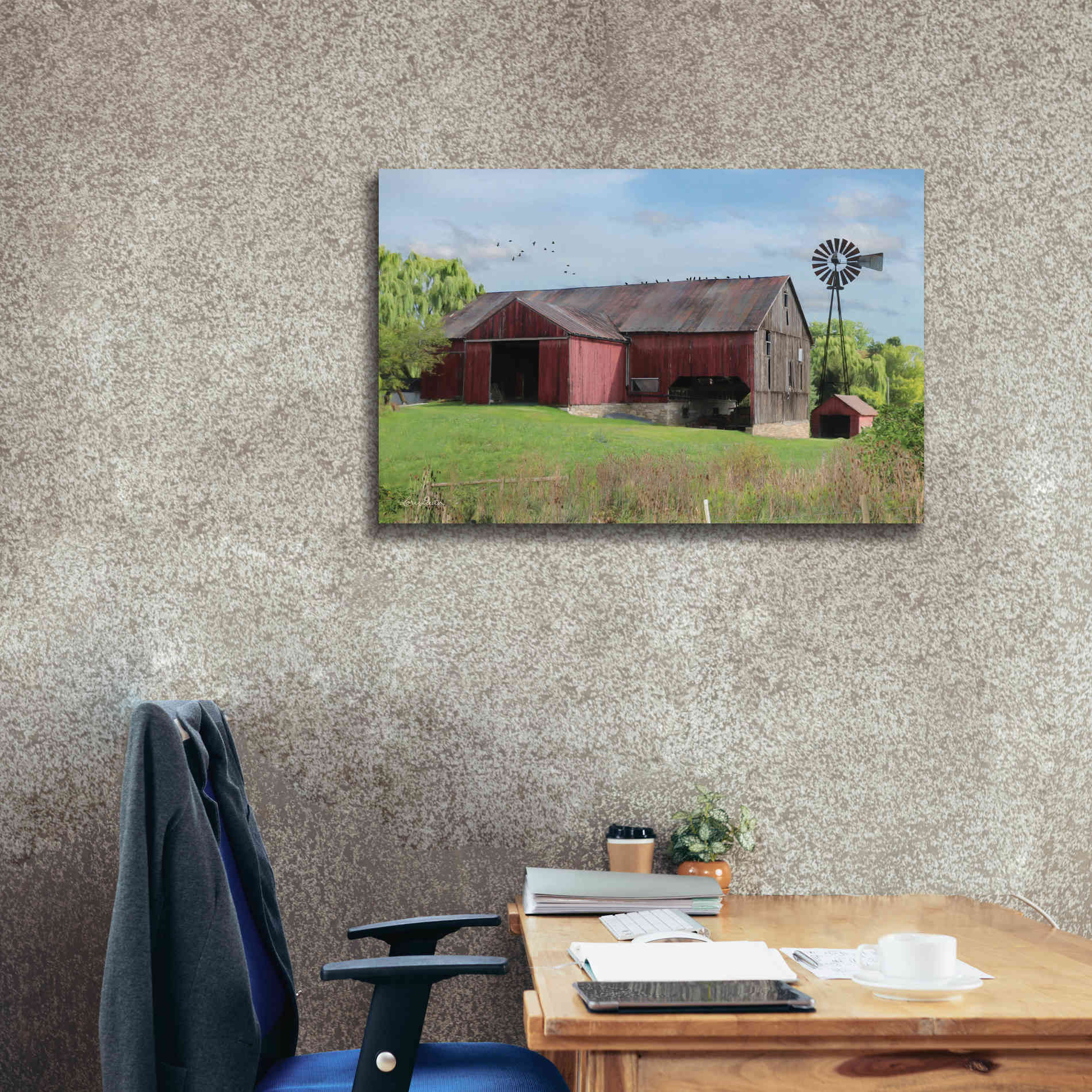 'Summer in Pennsylvania' by Lori Deiter, Canvas Wall Art,40 x 26