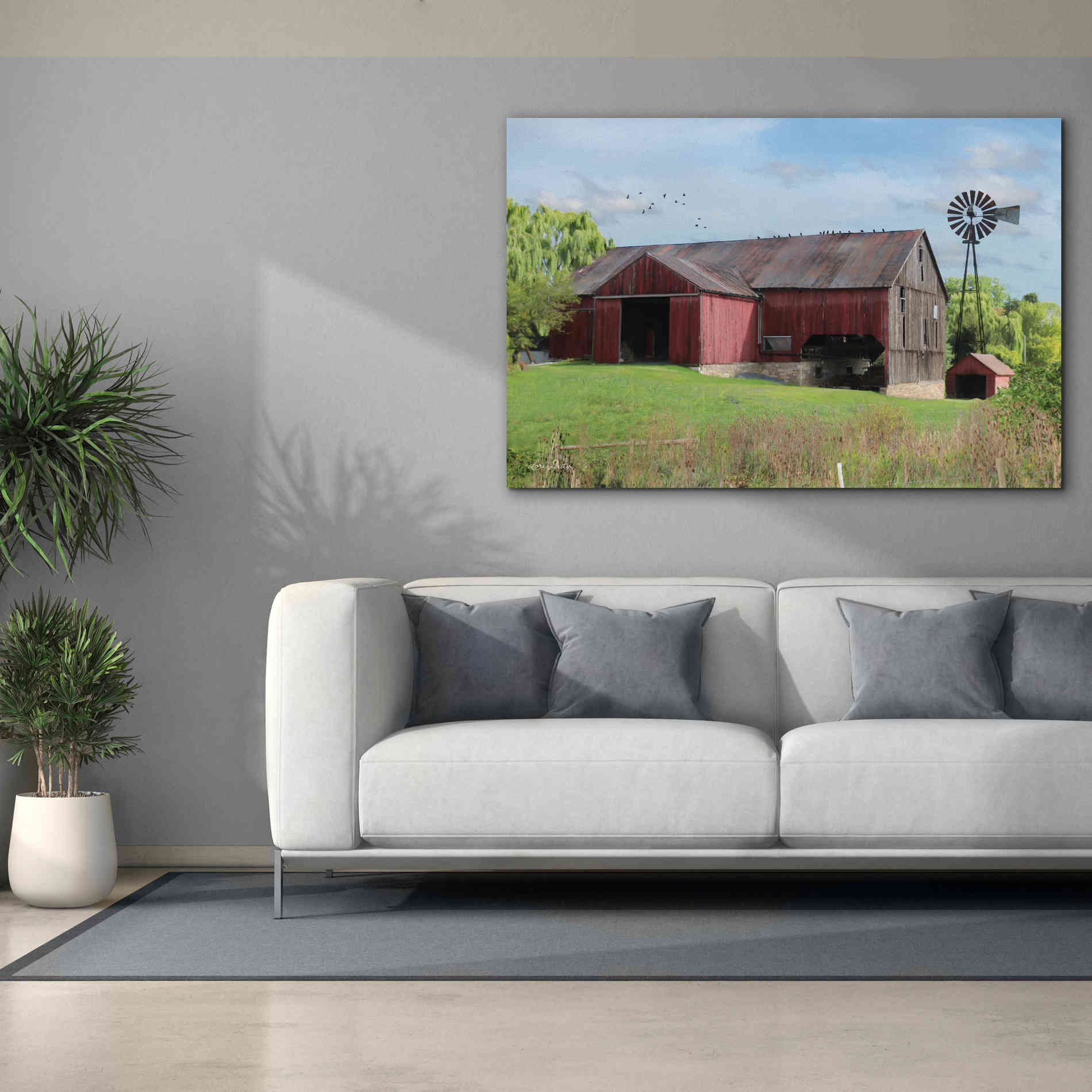 'Summer in Pennsylvania' by Lori Deiter, Canvas Wall Art,60 x 40