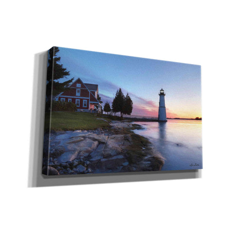 Image of 'Dusk at Rock Island' by Lori Deiter, Canvas Wall Art