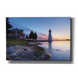 'Dusk at Rock Island' by Lori Deiter, Canvas Wall Art