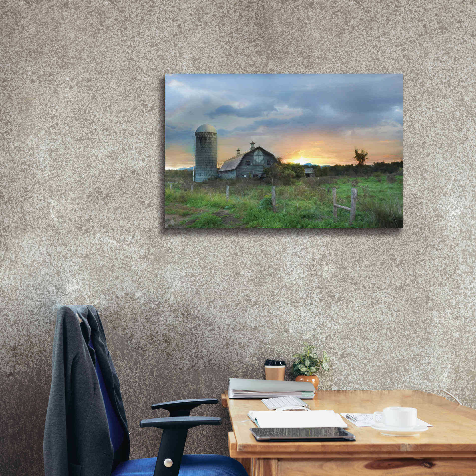 'New Morning in Vermont' by Lori Deiter, Canvas Wall Art,40 x 26