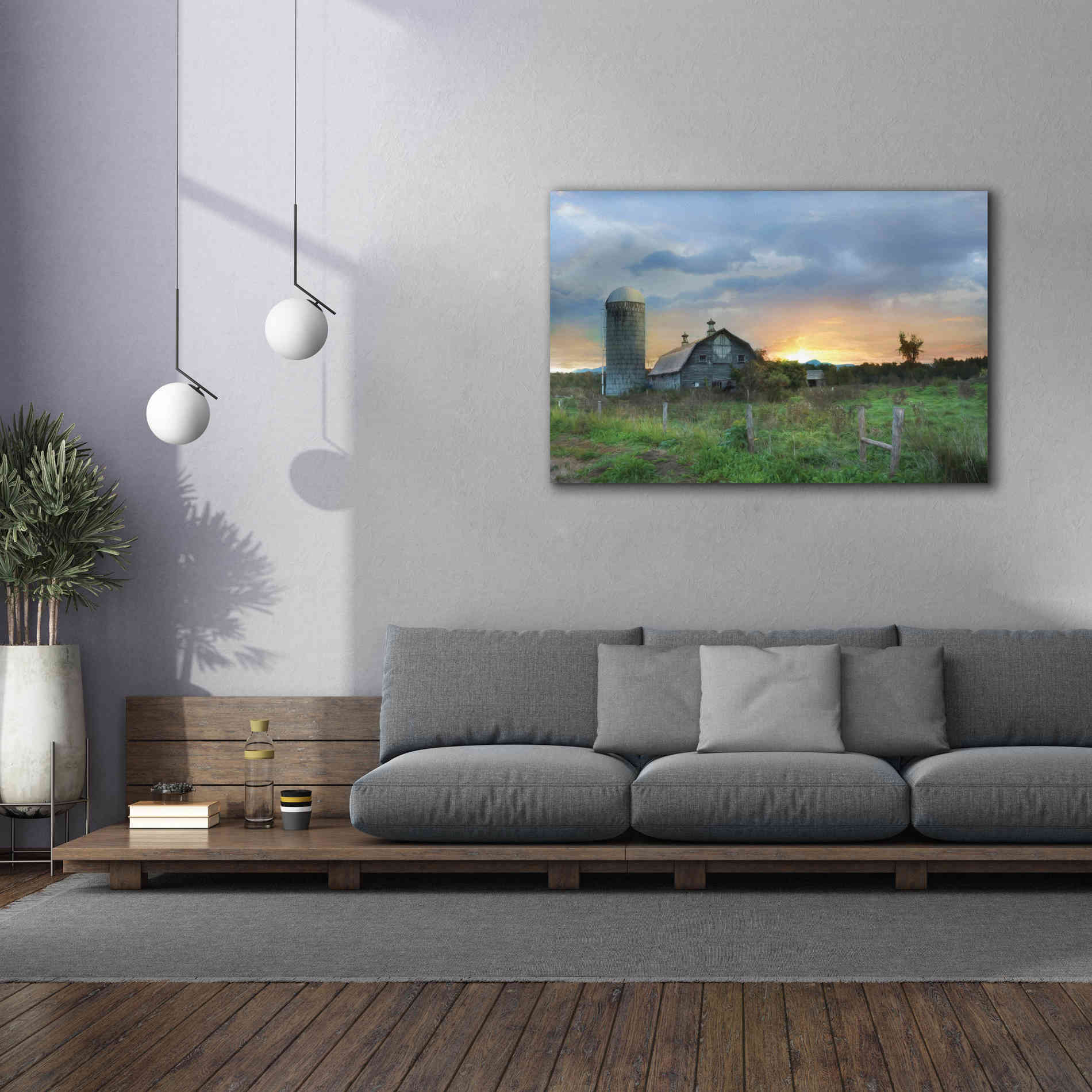 'New Morning in Vermont' by Lori Deiter, Canvas Wall Art,60 x 40