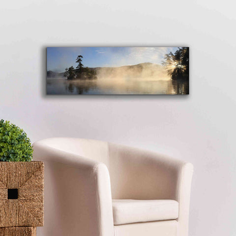 Image of 'Lake Luzerne Sunrise' by Lori Deiter, Canvas Wall Art,36 x 12