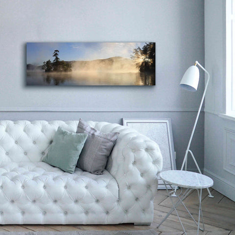 Image of 'Lake Luzerne Sunrise' by Lori Deiter, Canvas Wall Art,60 x 20
