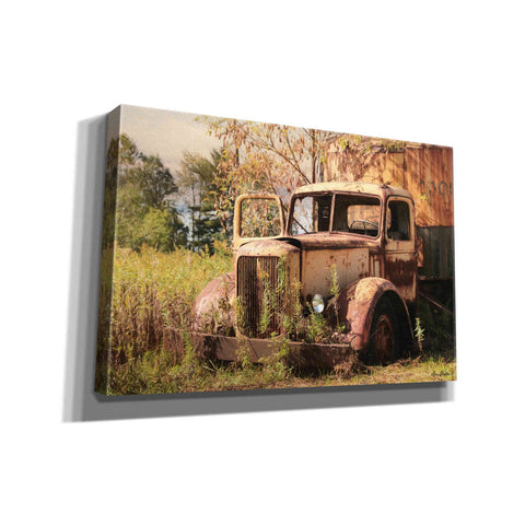 Image of 'Old Yellow Truck' by Lori Deiter, Canvas Wall Art