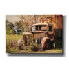 'Old Yellow Truck' by Lori Deiter, Canvas Wall Art