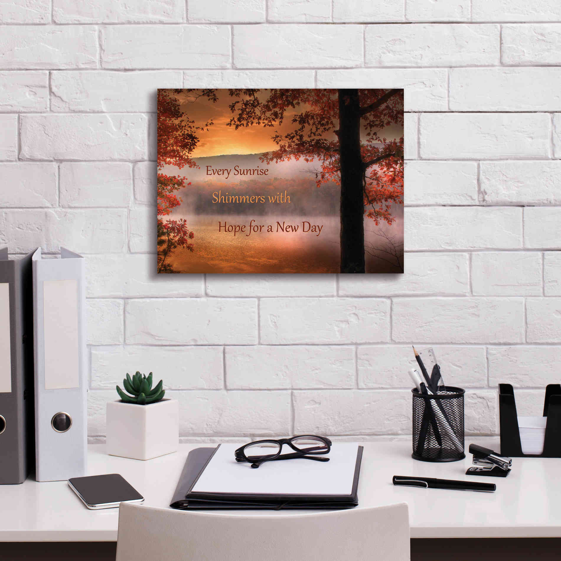 'Every Sunrise' by Lori Deiter, Canvas Wall Art,16 x 12