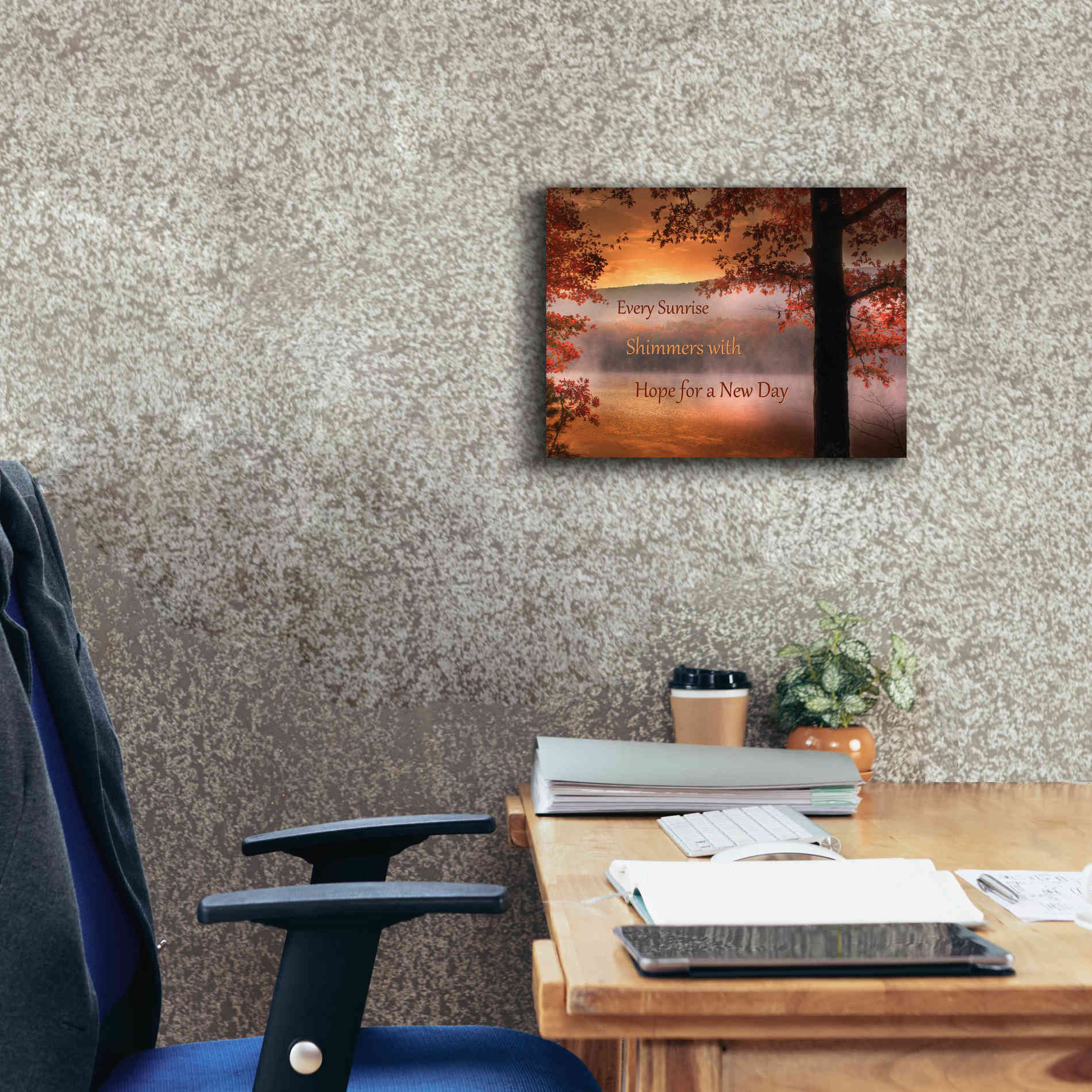 'Every Sunrise' by Lori Deiter, Canvas Wall Art,16 x 12