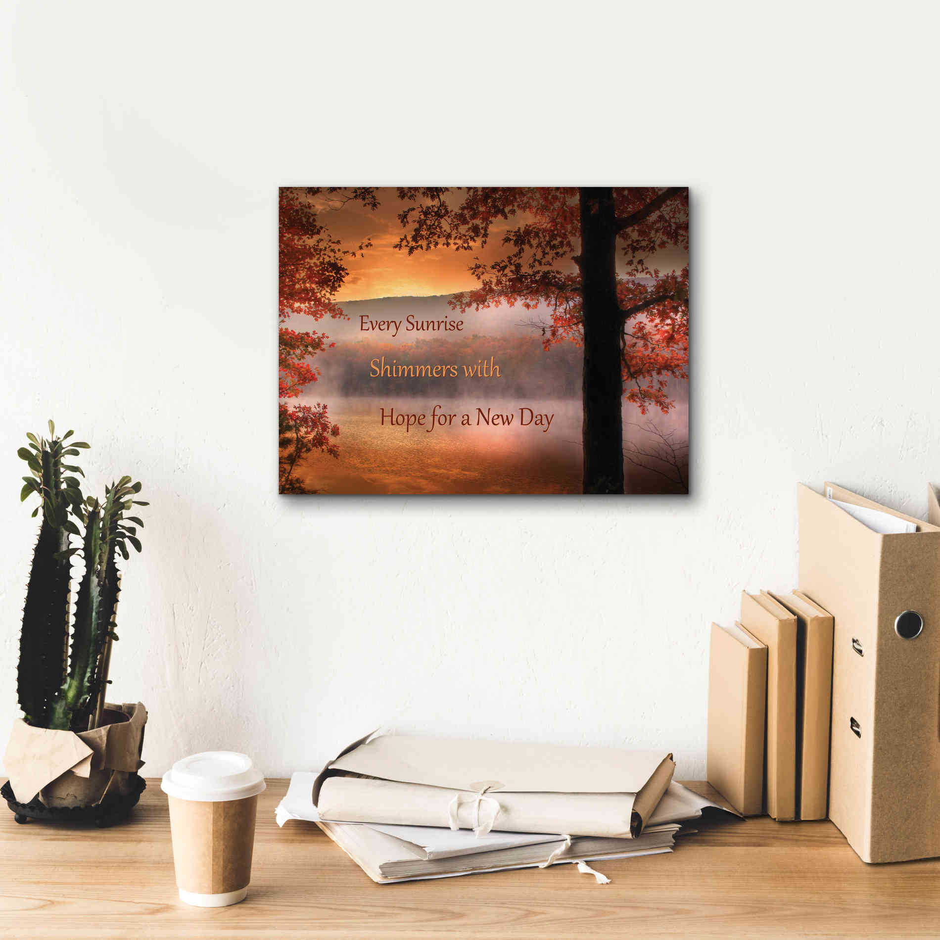 'Every Sunrise' by Lori Deiter, Canvas Wall Art,16 x 12