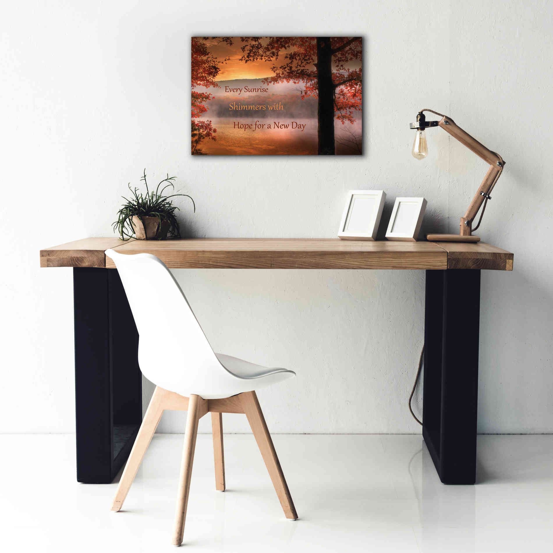 'Every Sunrise' by Lori Deiter, Canvas Wall Art,26 x 18