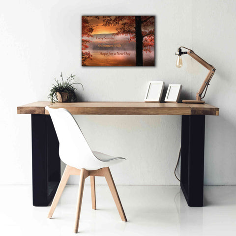 Image of 'Every Sunrise' by Lori Deiter, Canvas Wall Art,26 x 18