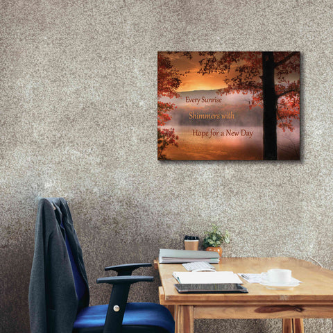 Image of 'Every Sunrise' by Lori Deiter, Canvas Wall Art,34 x 26