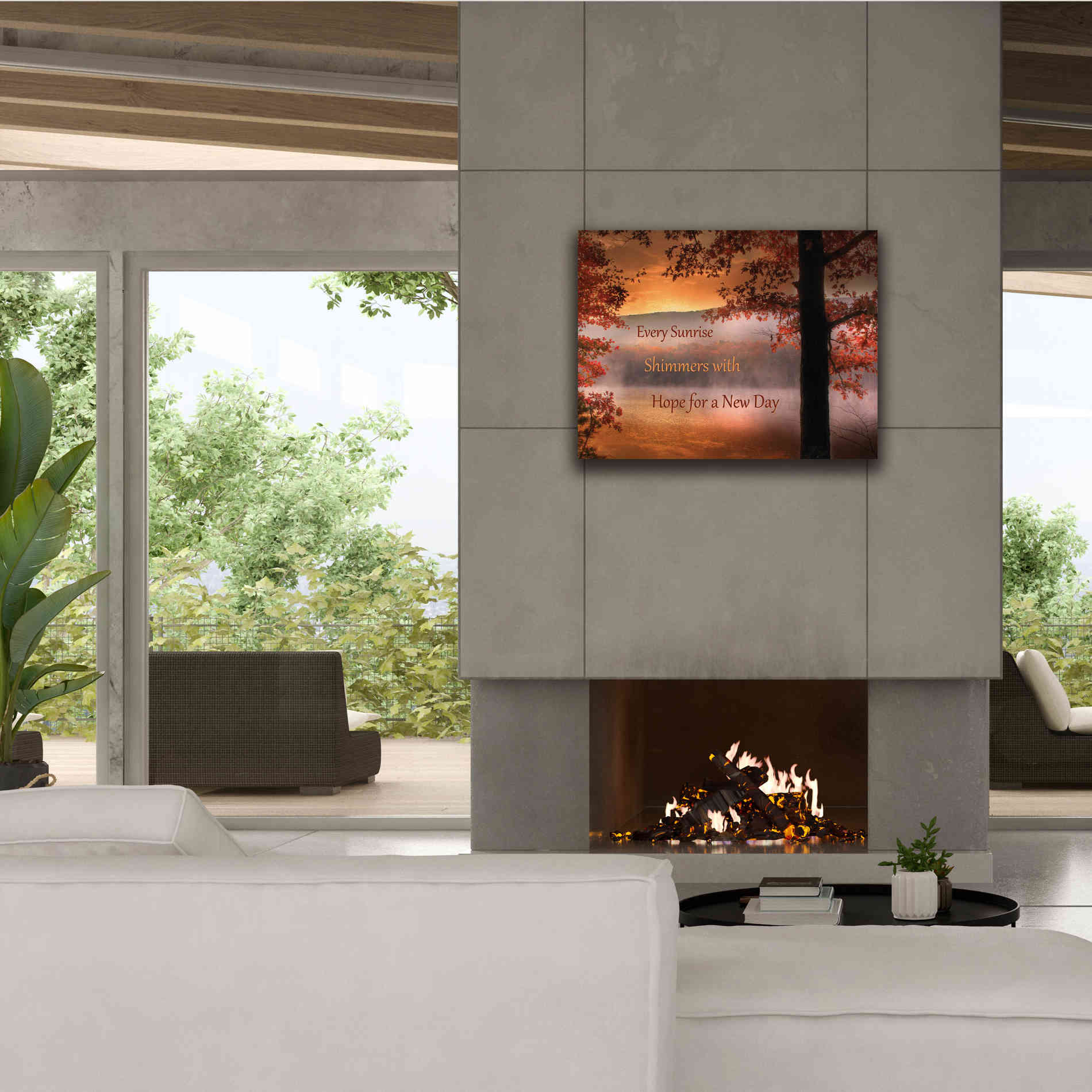 'Every Sunrise' by Lori Deiter, Canvas Wall Art,34 x 26