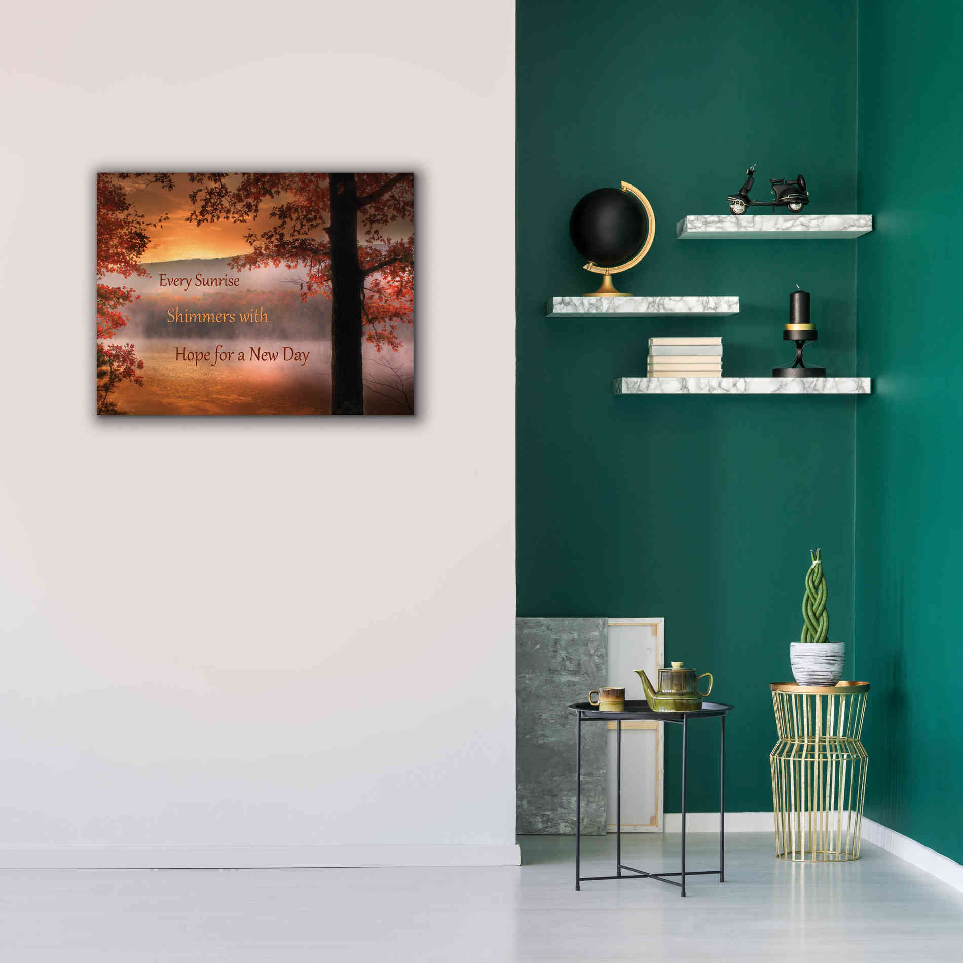 'Every Sunrise' by Lori Deiter, Canvas Wall Art,34 x 26