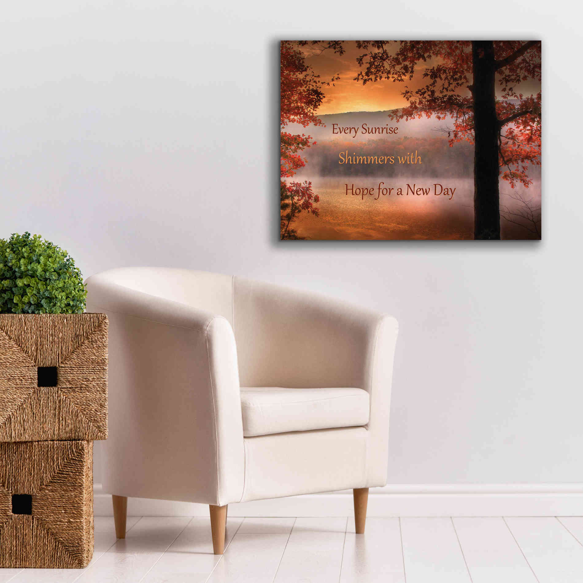 'Every Sunrise' by Lori Deiter, Canvas Wall Art,34 x 26