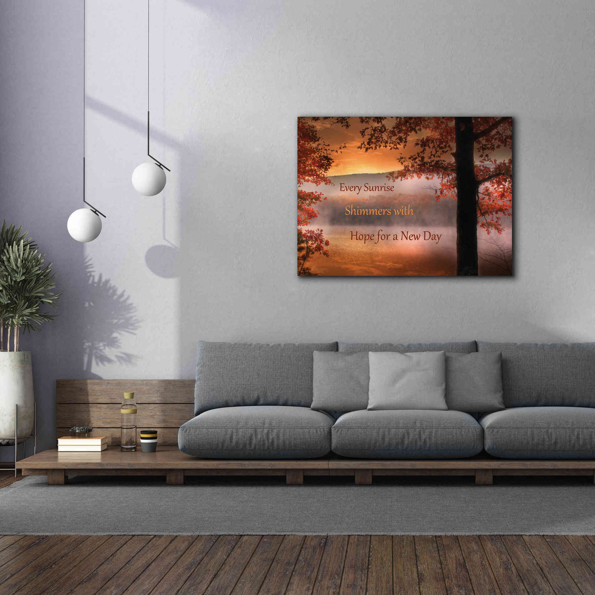 'Every Sunrise' by Lori Deiter, Canvas Wall Art,54 x 40