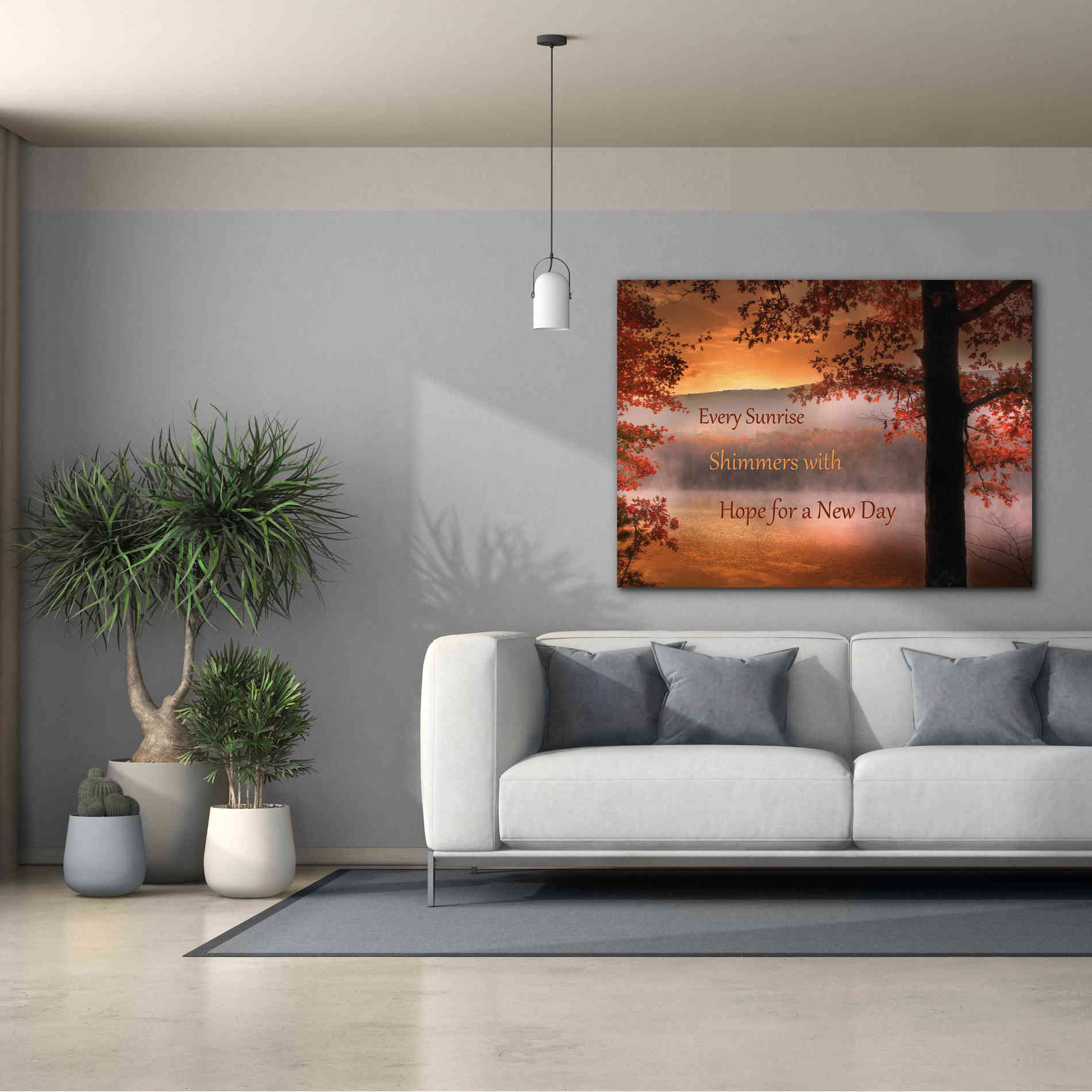 'Every Sunrise' by Lori Deiter, Canvas Wall Art,54 x 40