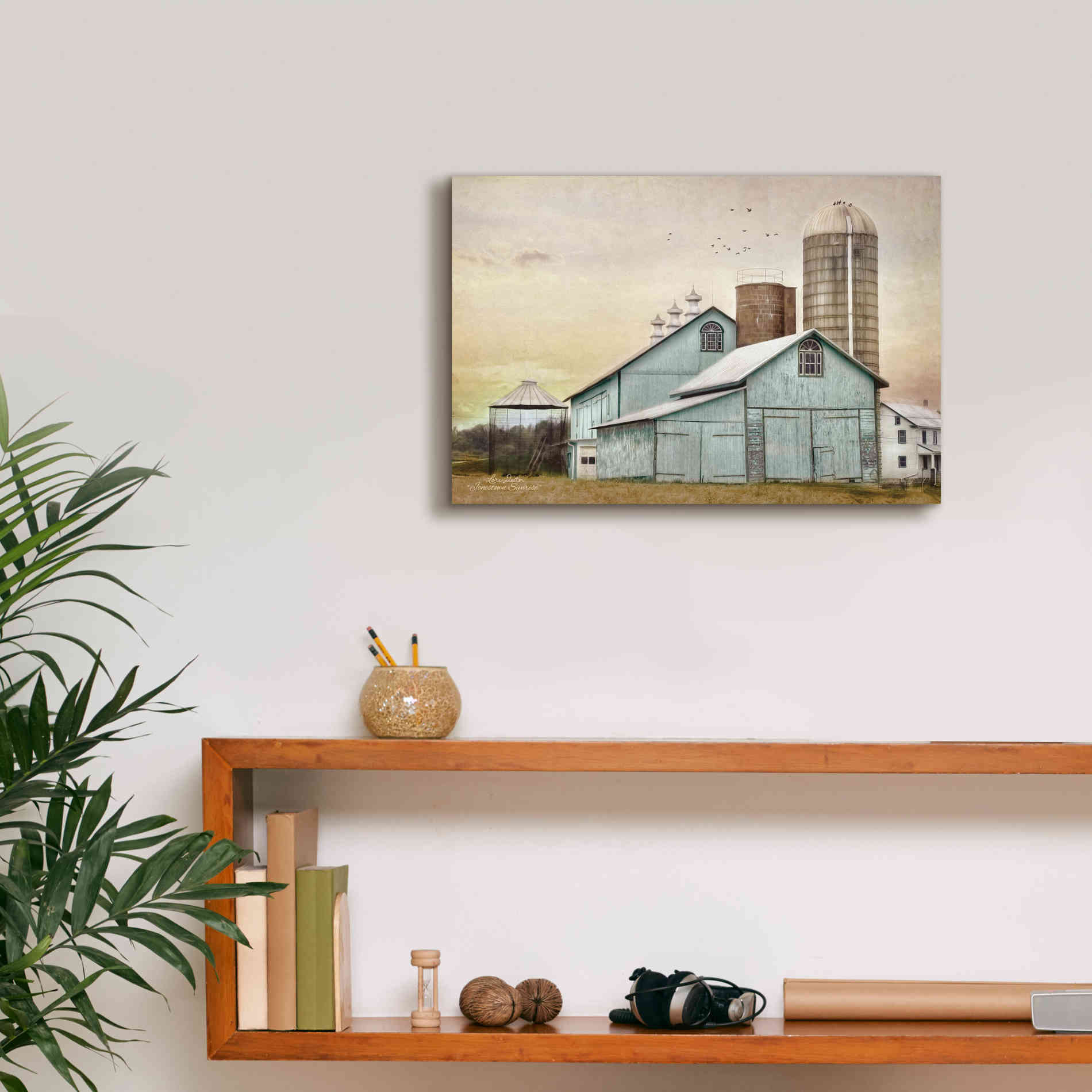 'Jonestown Sunrise' by Lori Deiter, Canvas Wall Art,18 x 12