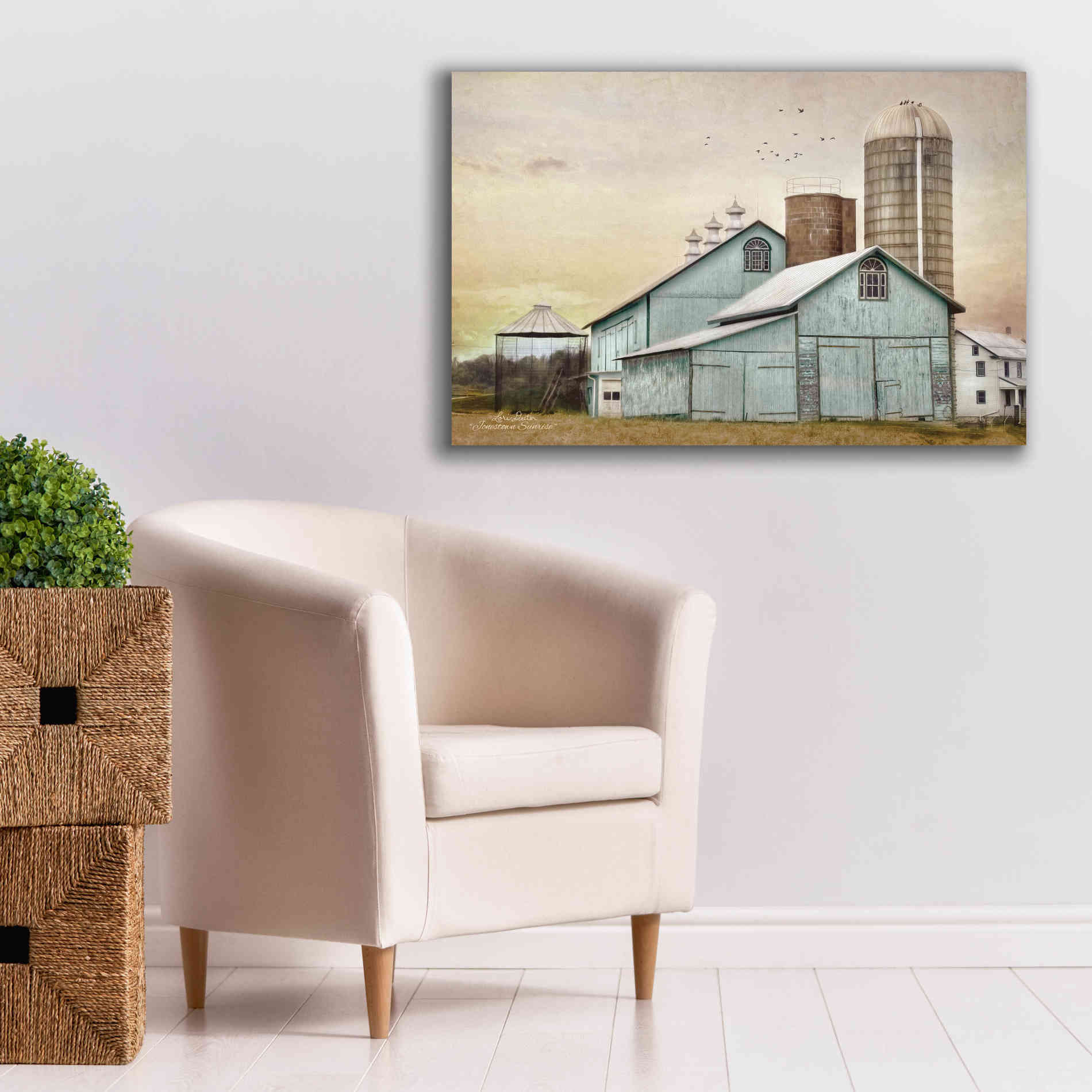 'Jonestown Sunrise' by Lori Deiter, Canvas Wall Art,40 x 26