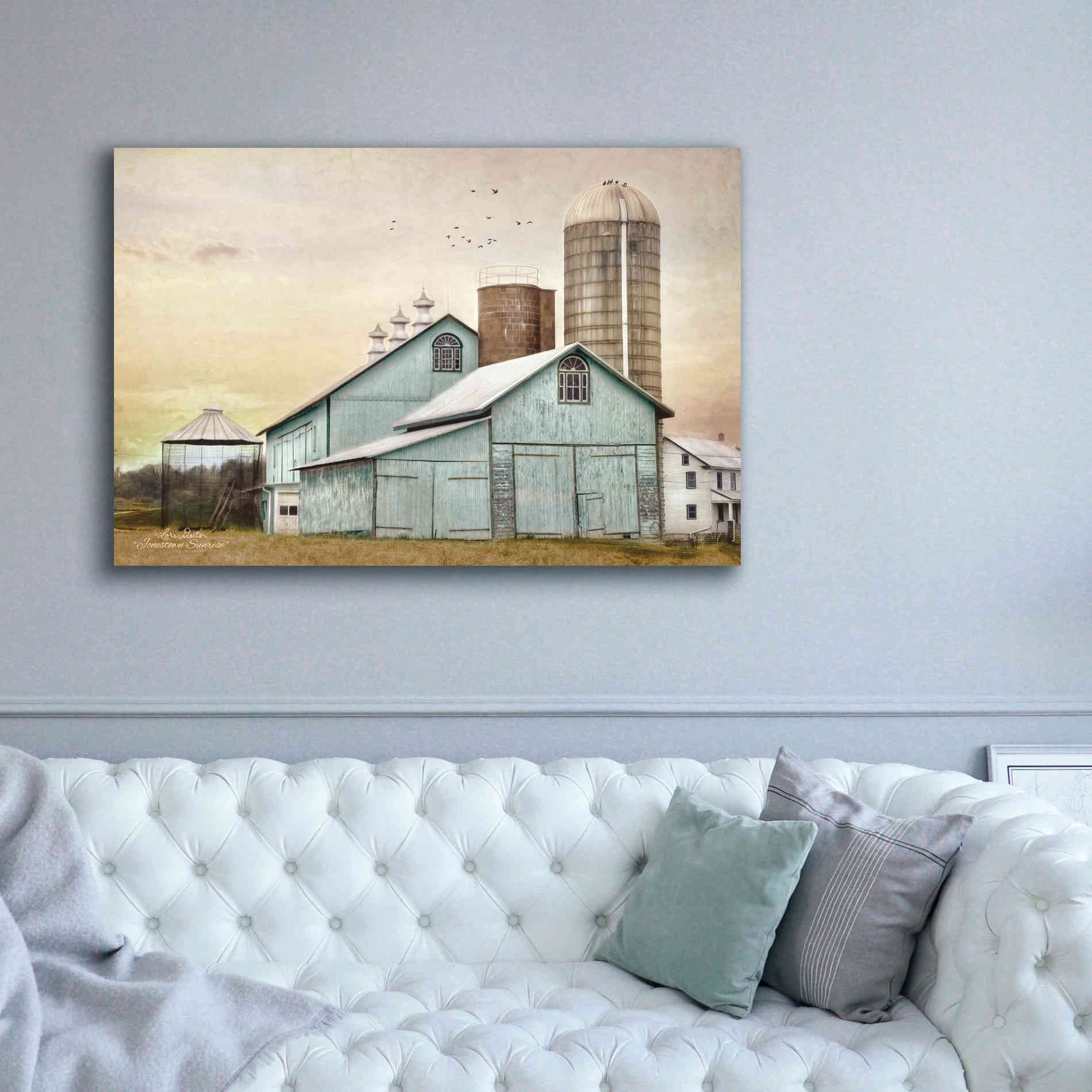 'Jonestown Sunrise' by Lori Deiter, Canvas Wall Art,60 x 40