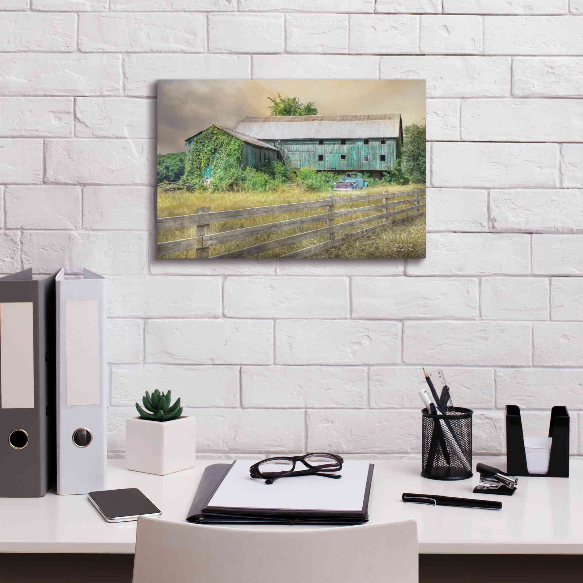 'Overgrown' by Lori Deiter, Canvas Wall Art,18 x 12