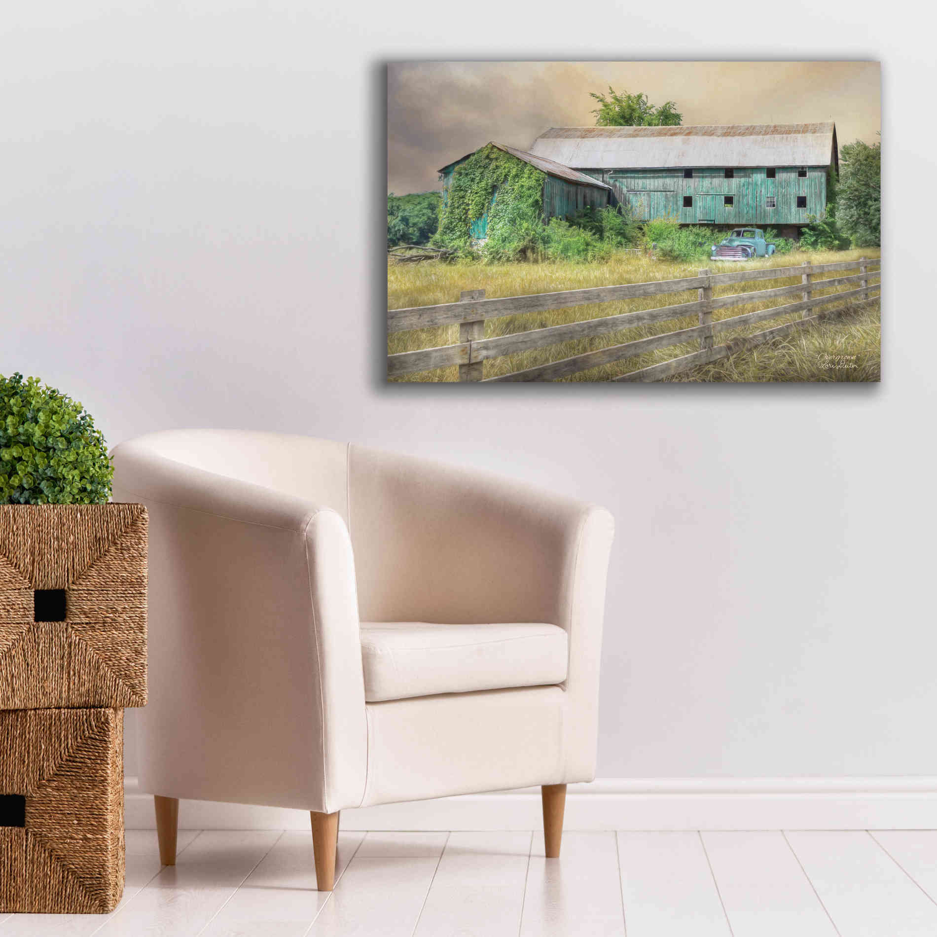 'Overgrown' by Lori Deiter, Canvas Wall Art,40 x 26
