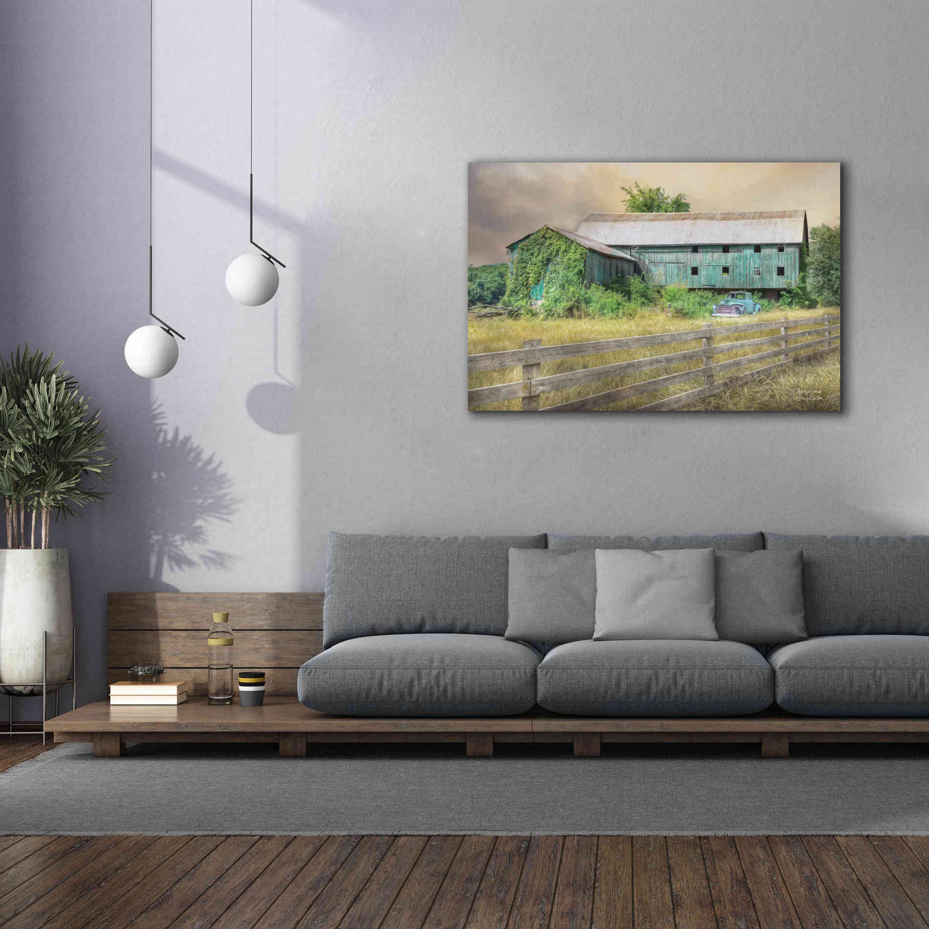 'Overgrown' by Lori Deiter, Canvas Wall Art,60 x 40