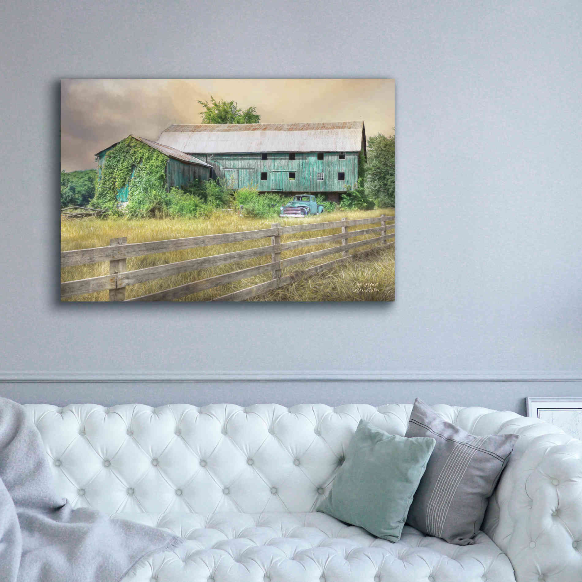 'Overgrown' by Lori Deiter, Canvas Wall Art,60 x 40