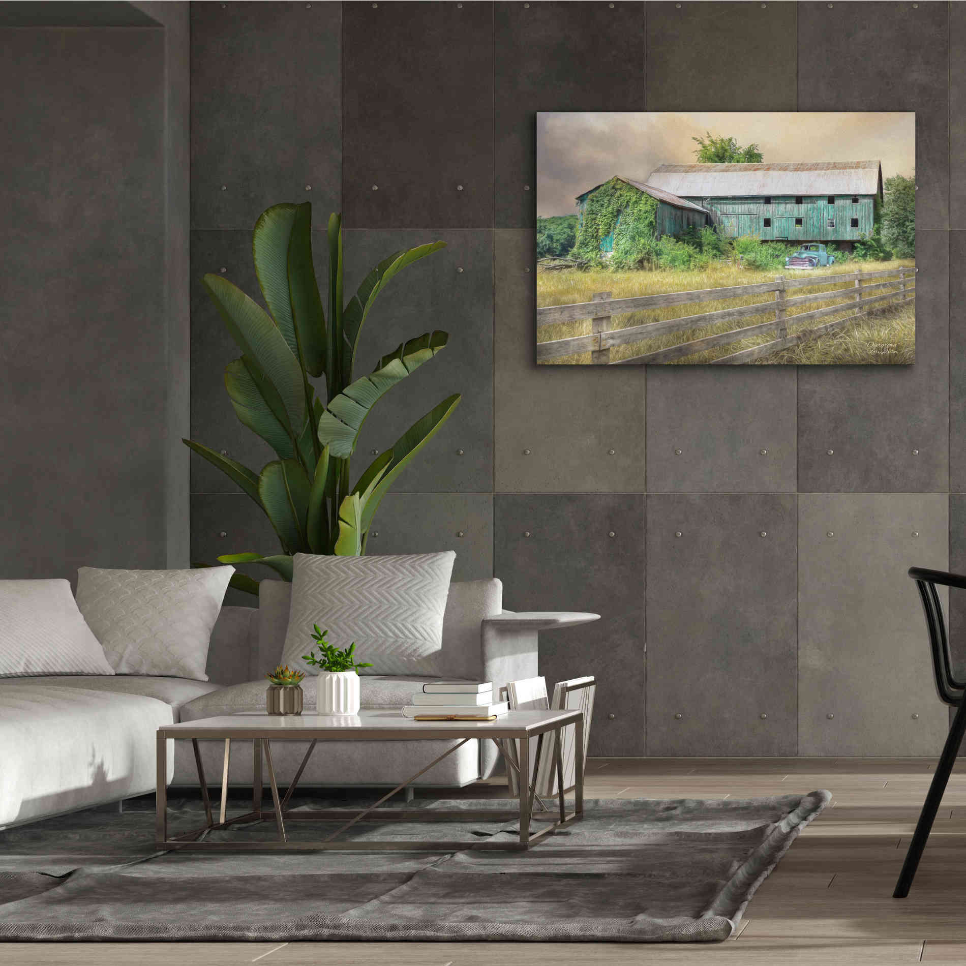 'Overgrown' by Lori Deiter, Canvas Wall Art,60 x 40