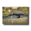'Old Teal Shed' by Lori Deiter, Canvas Wall Art