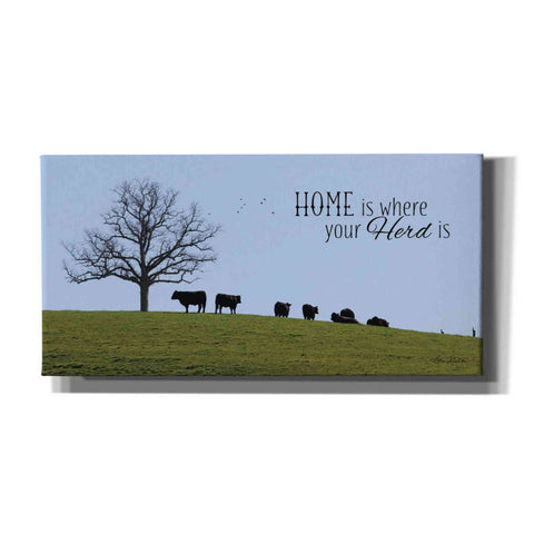 Image of 'Home Is Where Your Herd Is' by Lori Deiter, Canvas Wall Art