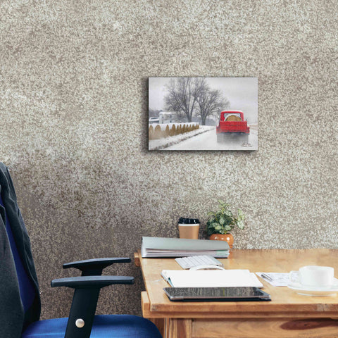 Image of 'Haulin' Hay' by Lori Deiter, Canvas Wall Art,18 x 12