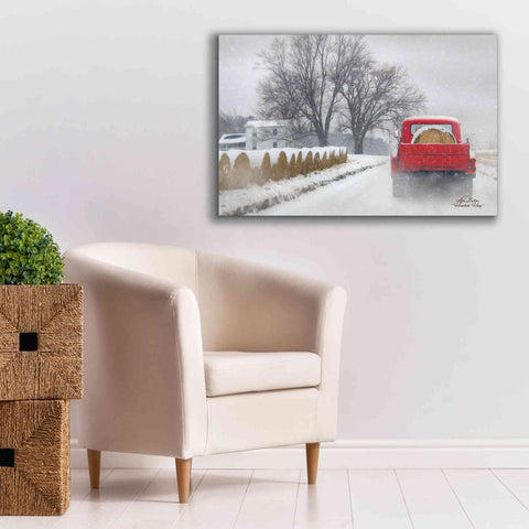 Image of 'Haulin' Hay' by Lori Deiter, Canvas Wall Art,40 x 26